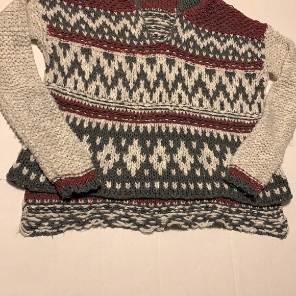 Free People Patterned Boho Knit Sweater - Women’s Size Large - Picture 5 of 9